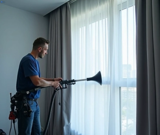 Professional drapes cleaning process tools Matty Curtain Cleaning kings-park-vic
