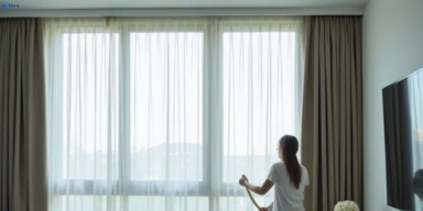 Delicate sheer drape cleaning kings-park-vic Matty Curtain Cleaning